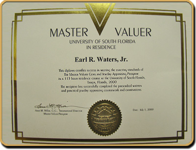 Master Valuer Gems and